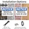 Signmission Medical Gas In Use OSHA Notice Sign, Plastic, 10in W x 7in L, 2PK OS-2PACK-NS-P-710-L-14180 - alternate 3